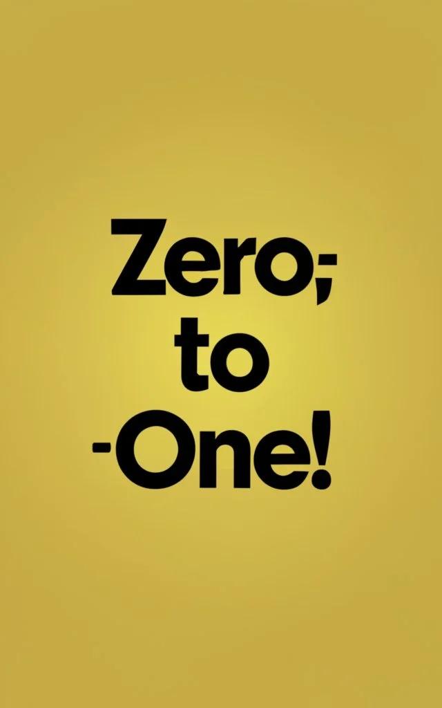 Zero to One