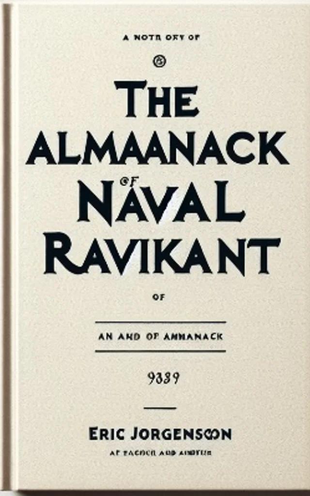 The Almanack of Naval Ravikant