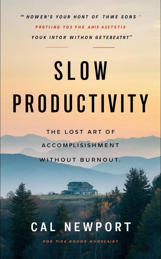 Slow Productivity